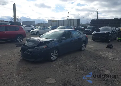 2019 Toyota Corolla Le z USA, uszkodzony, nr VIN 2T1BURHE6KC218275